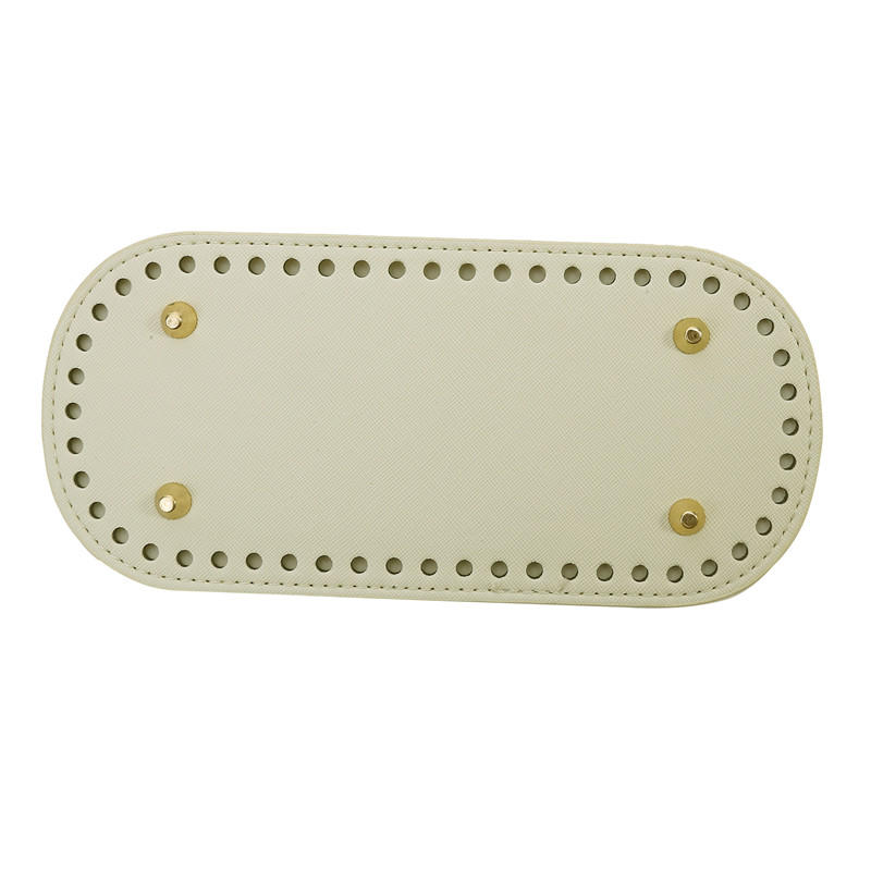 Креативная овальная форма DIY ручной работы плетёная сумка основа для подушки с отверстиями дно с заклёпками аксессуары