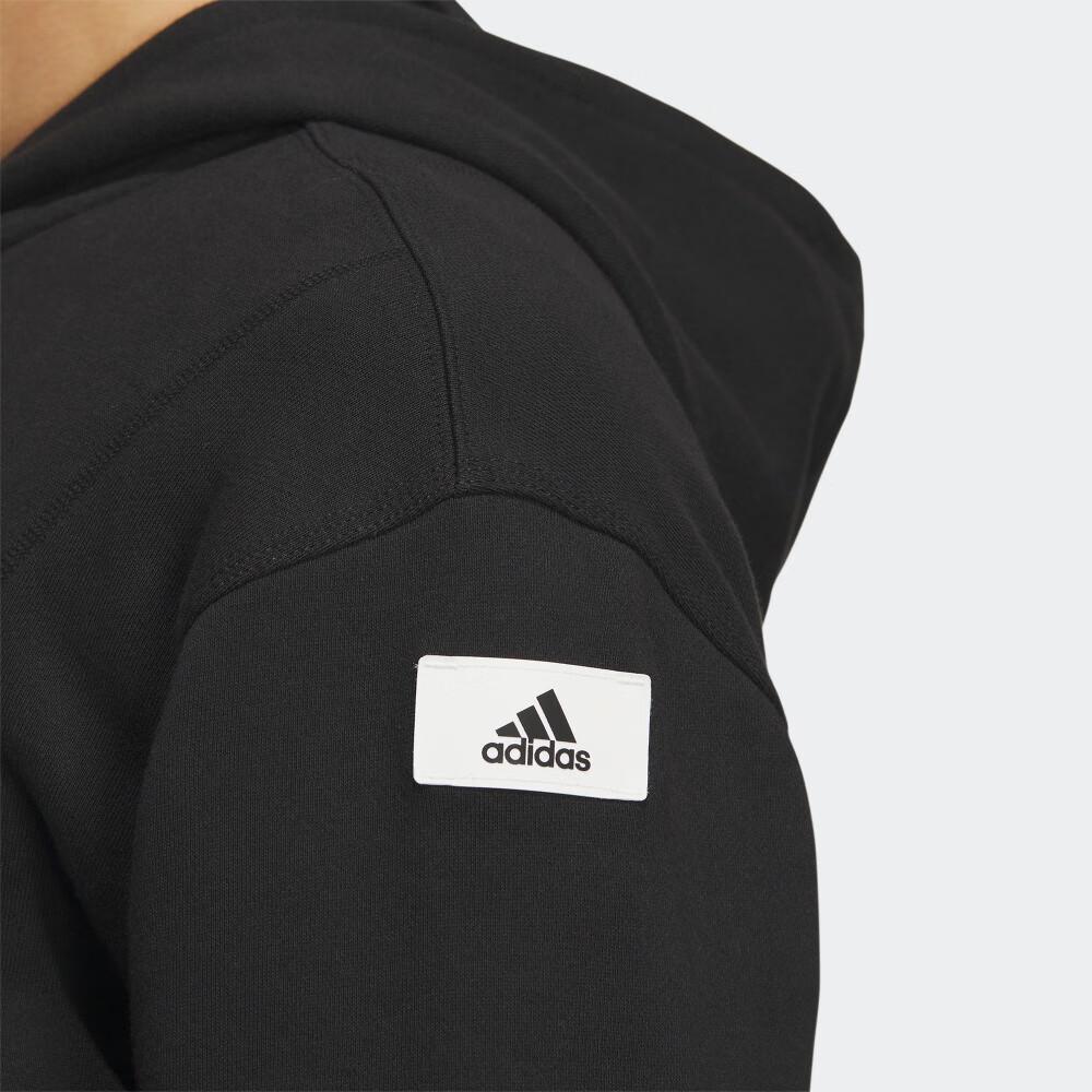 adidas Куртки Мужские Черные С Капюшоном Умеренные Другие IQ1371
