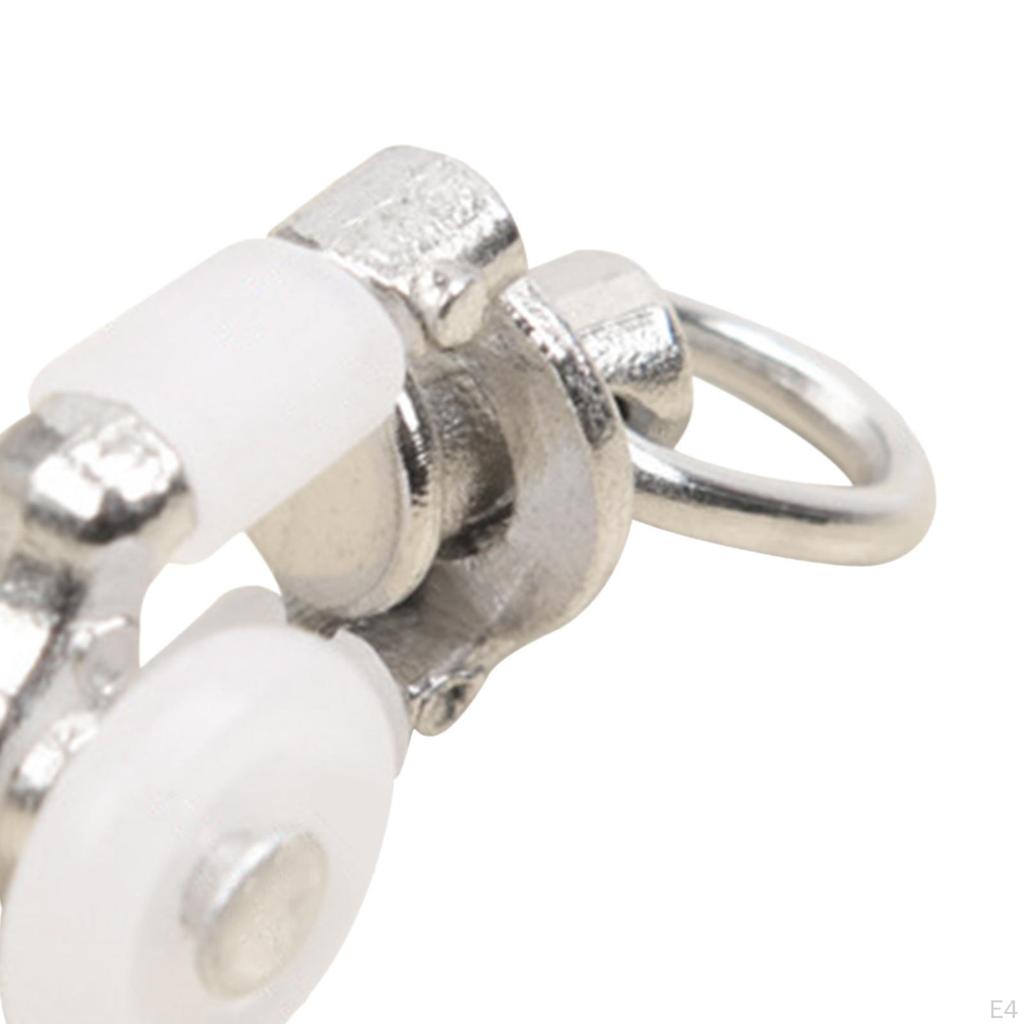 10 шт. Скользящие ролики для карниза Направляющая Шкив Колесики для штор Скользящий ролик для