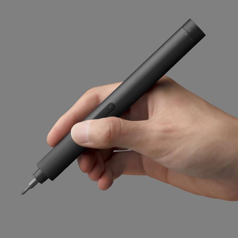 Xiaomi Набор прецизионных электрических отверток Mijia 2 винта Gear Torque 400 1 перезаряжаемый магнитный алюминиевый корпус типа C