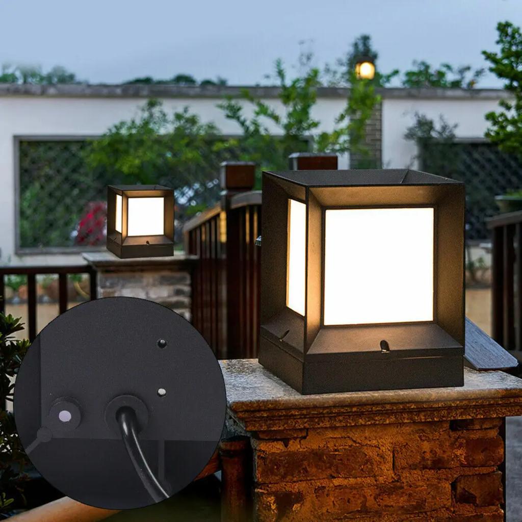 New LOYALHEARTD Square Pillar Light Outdoor Lantern Garden Lighting Gate Landscape Post Lamp