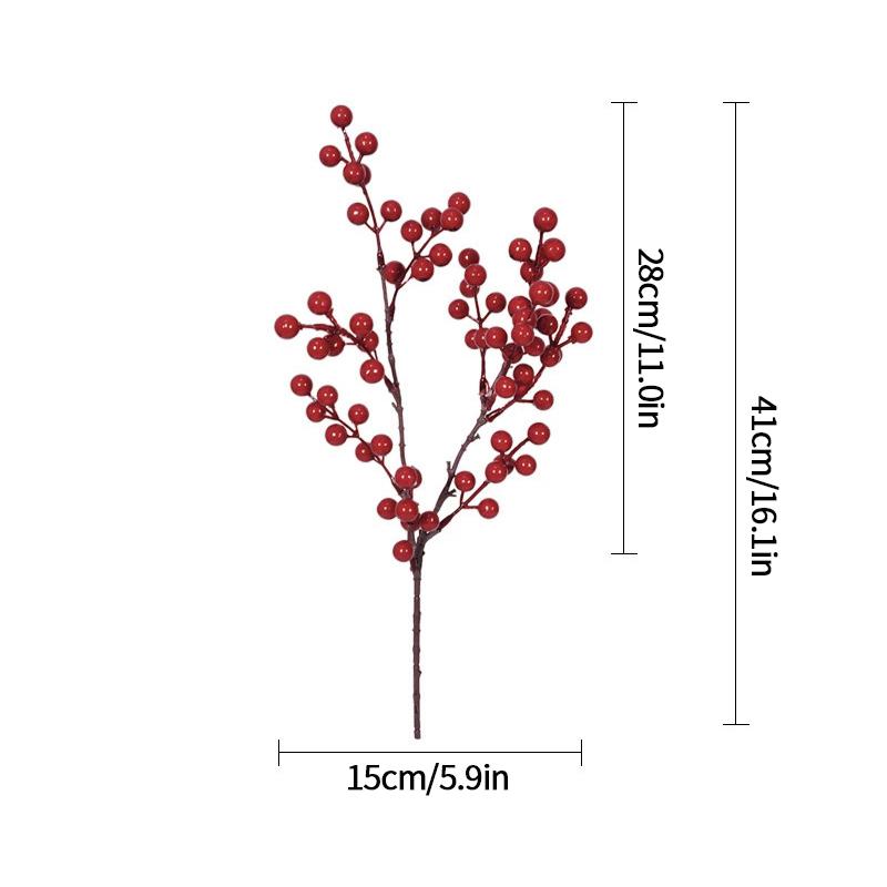 10/20 шт. искусственные ягоды искусственные цветы рождественский новогодний декор елочные украшения пенопластовый цветочный букет DIY украшение для рабочего стола