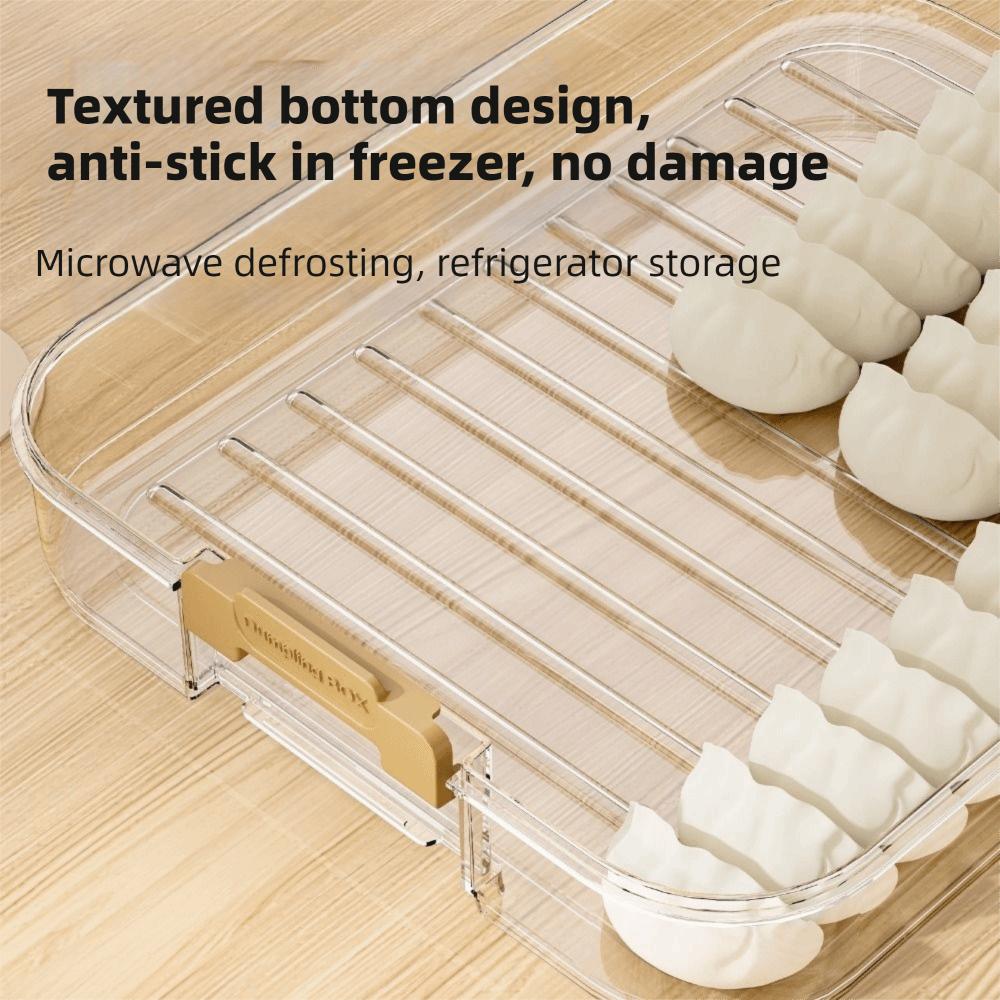 Sealed Dumpling Storage Box Multi-Layer Food Freezer Storage Box Food Storage Container for Home