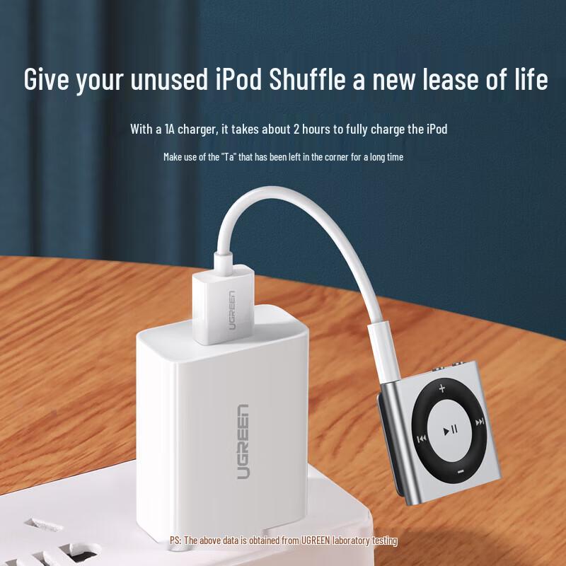 UGREEN US260 Кабель USB на 3,5 мм (папа) для зарядки iPod