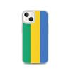 Coque - PIXELFORMA - iPhone 13 - Drapeau Du Gabon - Silicone Souple - Protection Complète
