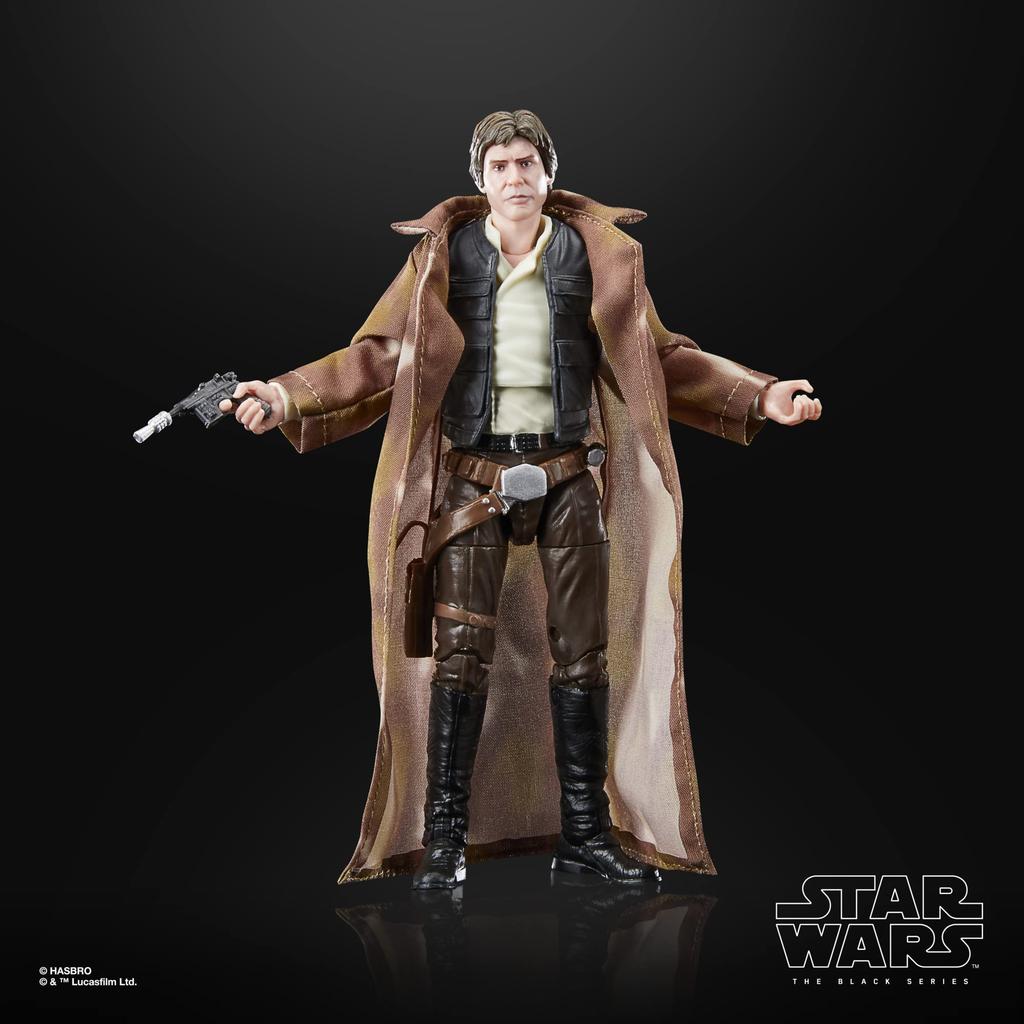 Hasbro Star Wars Black Series Han Solo, Star Wars Episode VI: Return of the Jedi 40th Anniversary 6-inch (15cm) Action Figure, Ages 4 and Up, F7072,