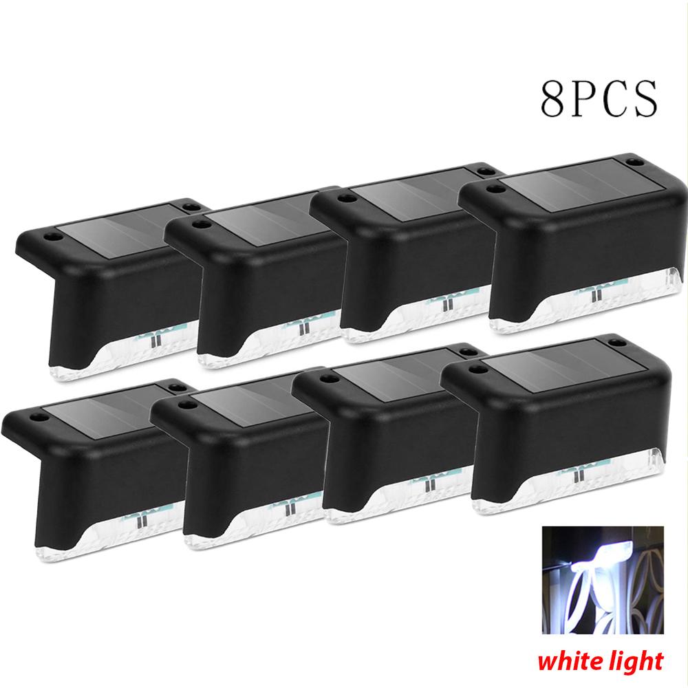 Мини Солнечные Светодиодные Палубные Огни Садовый Ступенька Солнечная Энергия Водонепроницаемый Светильник Наружный Балкон Ограждение Лестница Украшение Маленький Ночник