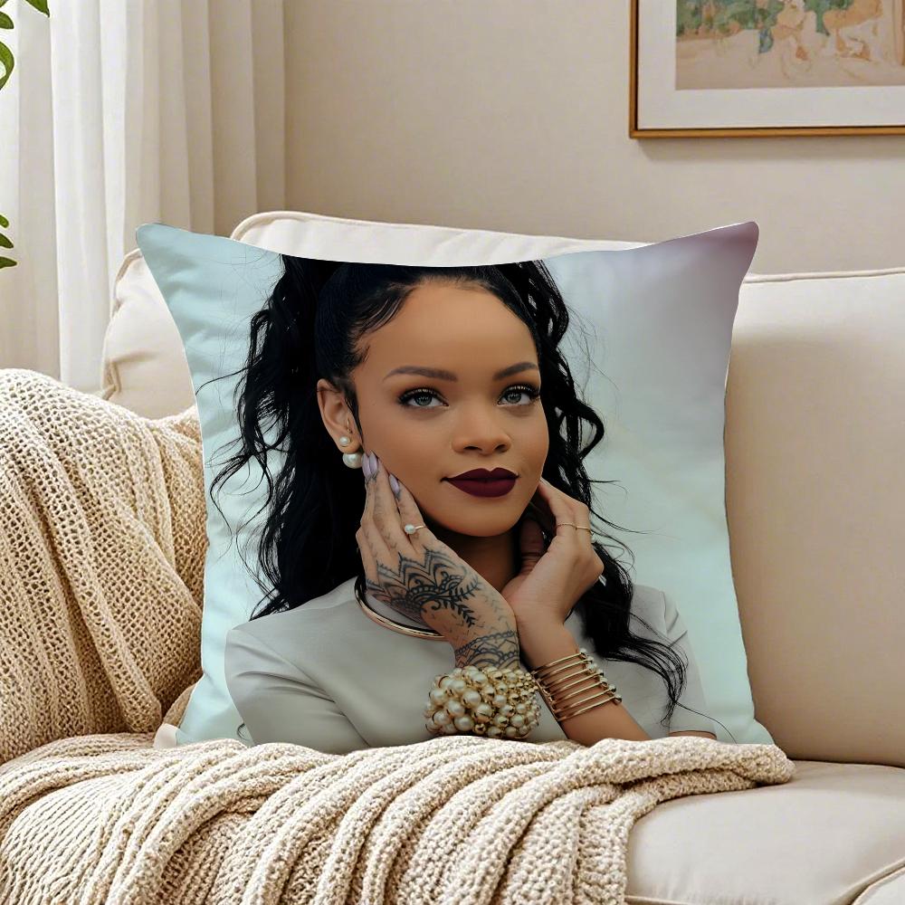 singer fashionable RRihanna Cushion Cover Pillowcase Antidustmite living Room Sofa Decor Cushion Room