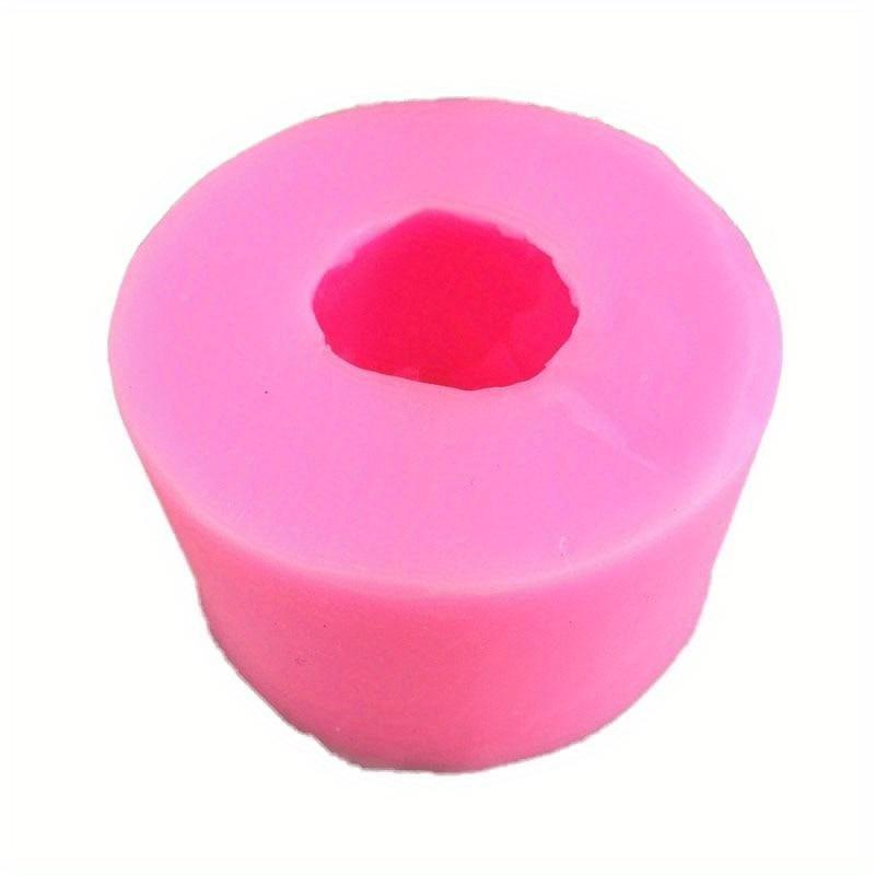 1 шт. круглая форма 3D цветок пион цветок силиконовая форма гипсовая форма для мыла «сделай сам» формы для свечей обернутое сердце цветок роза пестик форма бутона