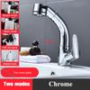 Matte Black Bathroom Basin Faucet Pull Out Spout Rotatable Liftable Body Deck Mounted Hot and Cold Water Mixer Tap