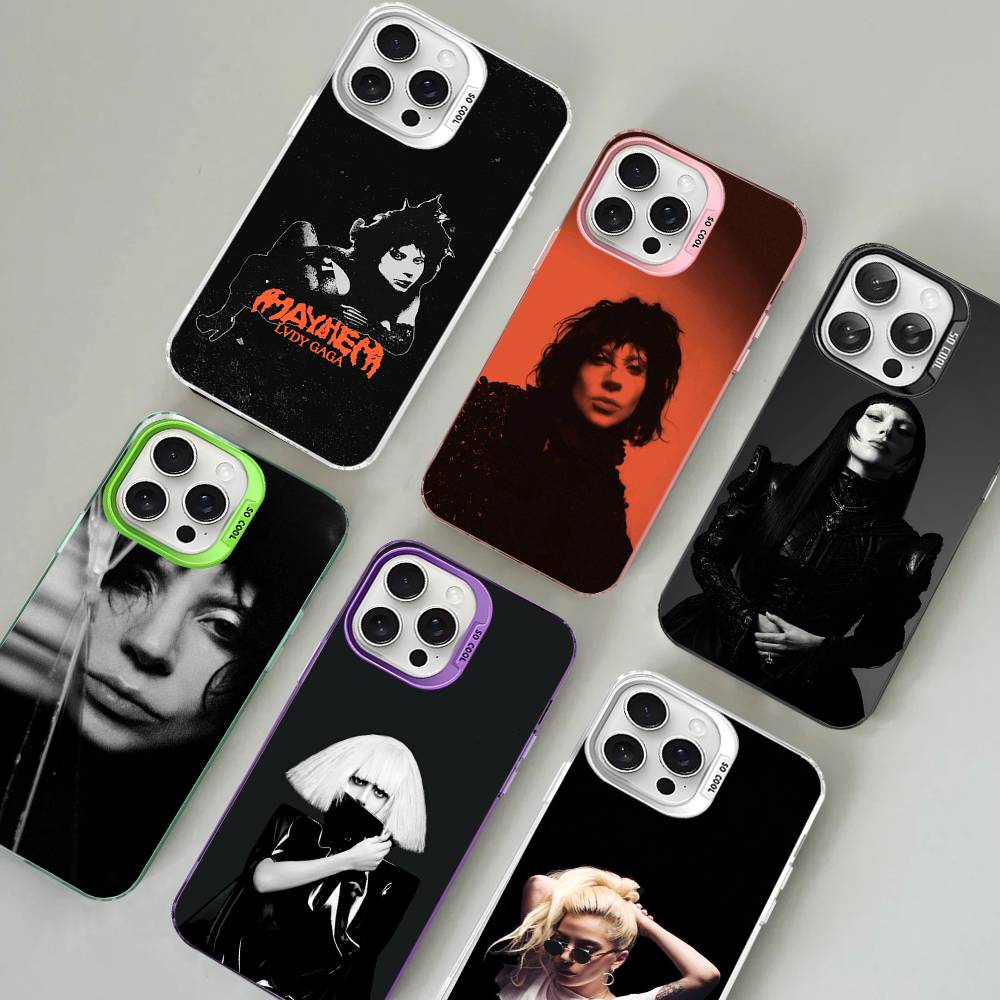 Singer L-Lady Gaga Mayhem Phone Case For IPhone 17 16 15 14 13 Pro Max Plus Matte Color Back Cover