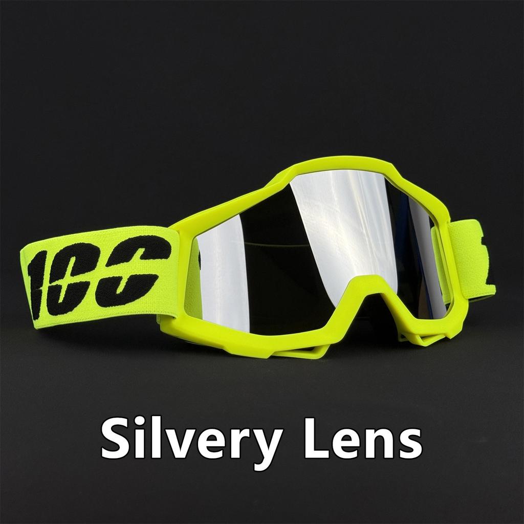 100 Motorcycle Glasses Motocross Safety HD Lenses Goggles Dirt Bike ATV Ski MTB Goggles MOTO Outdoor Cycling Sunglasses