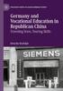 Книга Germany and Vocational Education In Republican China : Traveling Texts, Touring Skills