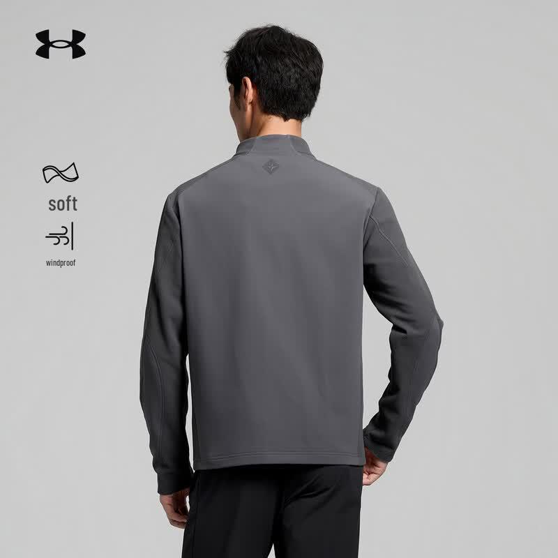 Under Armour Мужская куртка вафельной вязки с воротником-стойкой