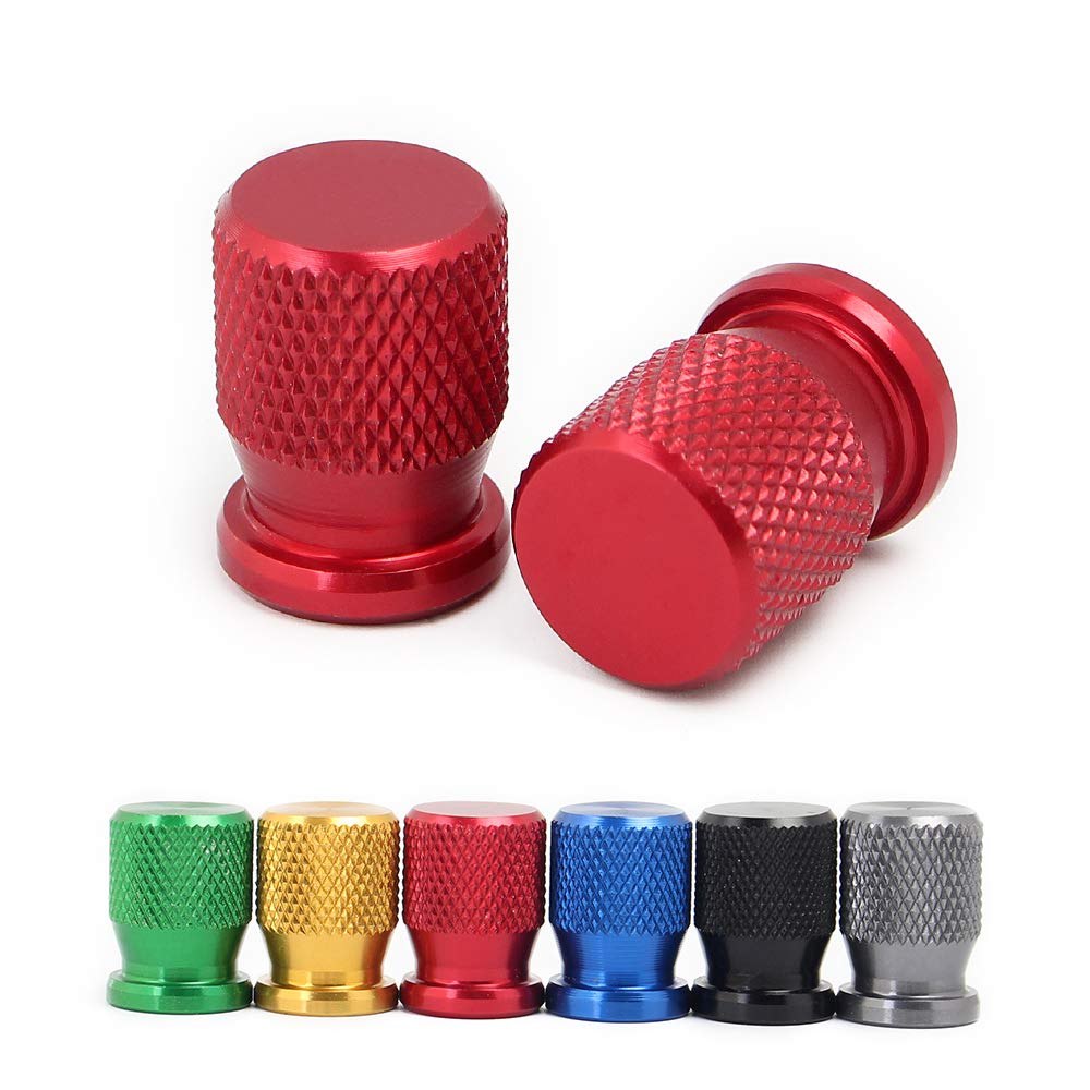 Комплект колпачков для воздушных клапанов шин из 2 штук, детали для тюнинга мотоцикла, легкий, высокопрочный алюминий, защита от коррозии, анодированное покрытие высокого класса, мотоцикл