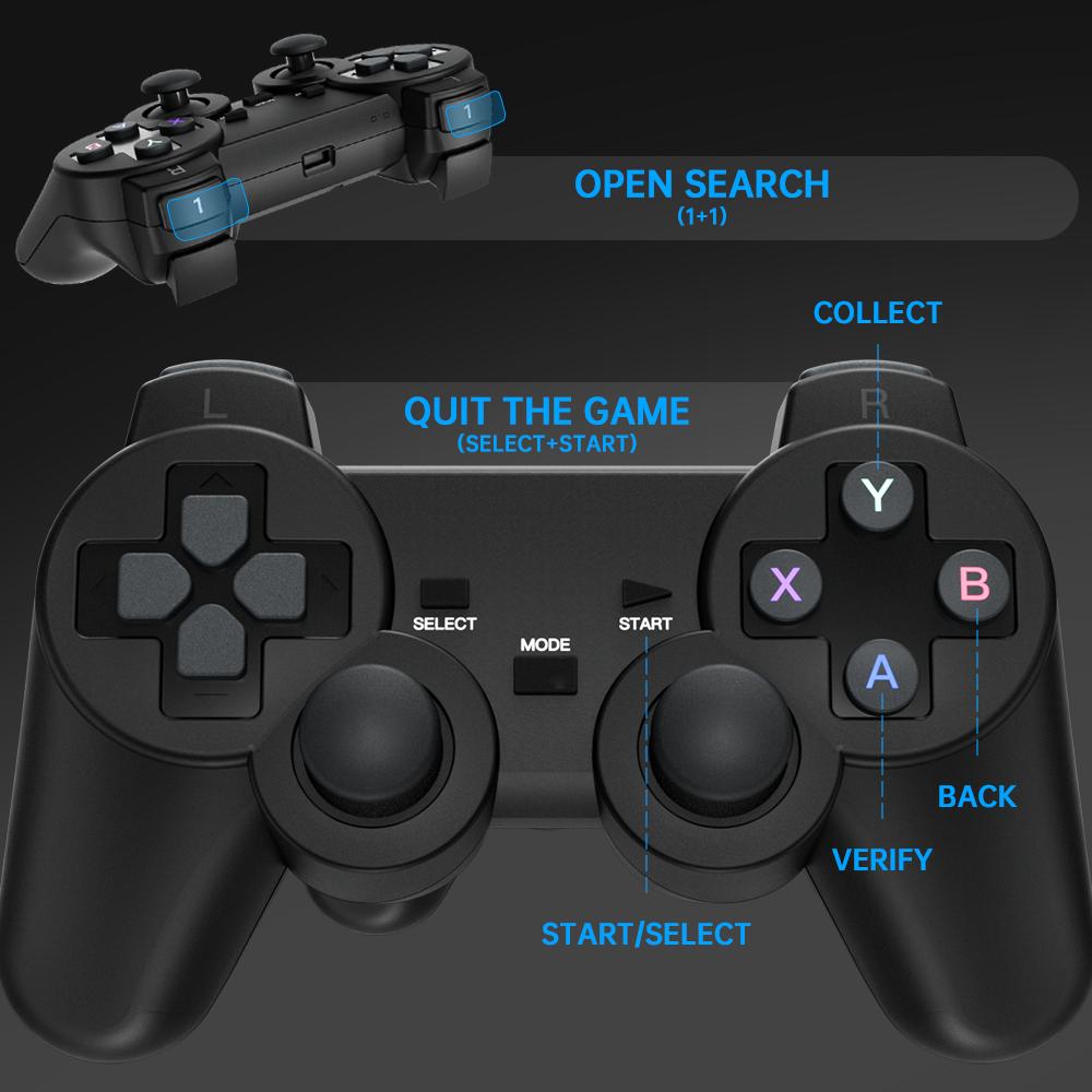 Проектор P30 Max 4K HD 1080P Bluetooth Android 11 с 2 беспроводными игровыми контроллерами, встроенными 3000 играми