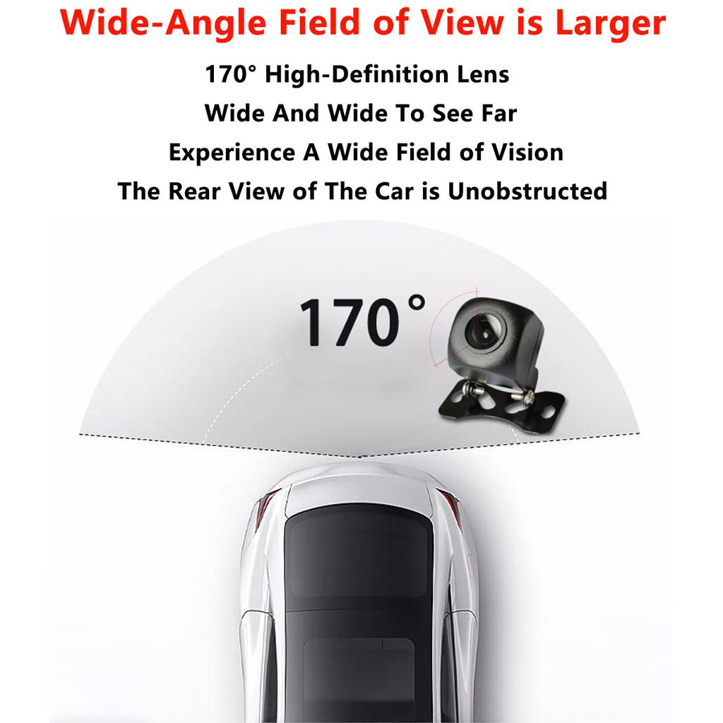 12V Car AHD Starlight Night Rear View Camera Vision IP68 Waterproof  Car Camera 1280 HD Image Reversing Camera with Parking Line