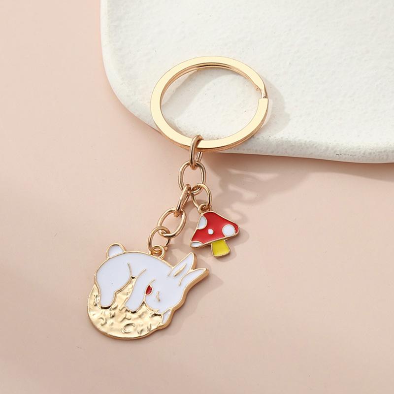 Брелки для ключей с изображением радуги и самолета, кольца, декоративные держатели, подвески, подарочные аксессуары