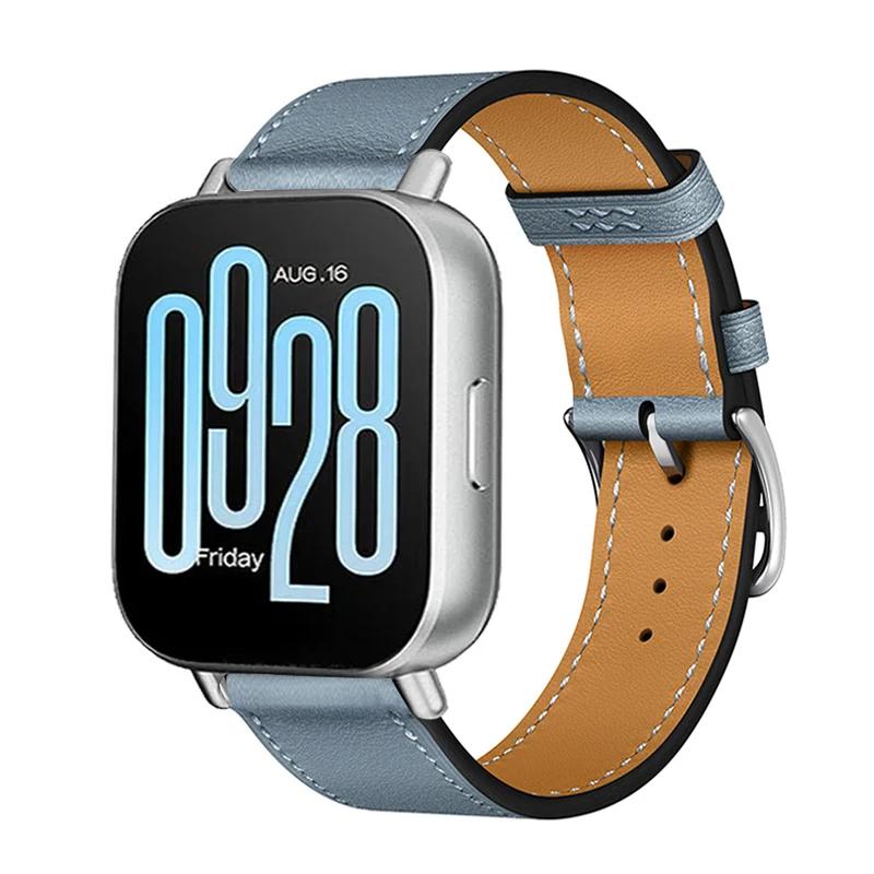 Кожаный браслет-петля для Realme Watch 5 Аксессуары для ремешка 22 мм Ремешок для Realme Watch S2/3 3Pro S SPro/2 2 Pro Ремешок для часов