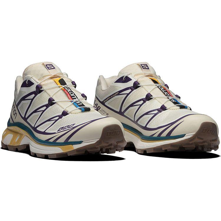 Salomon Xt-6 Lotus Casual Low-Top Running Shoes Unisex sneaker Beige L41454600