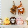 New Little Fox Backpack Plush Toy Doll Bear Rabbit Plush Messenger Bag Children's Birthday Gift