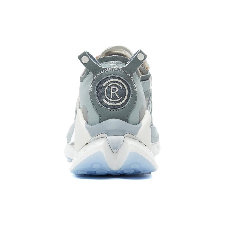 Li Ning Shadow CRC Удобные и модные, износостойкие, дышащие, низкие беговые кроссовки, мужские, серый/белый, ARHR087-3