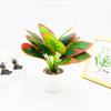 Epipremnum Aureum Simulated And Dasheen Leaves Potted Artificial Ornaments Plant