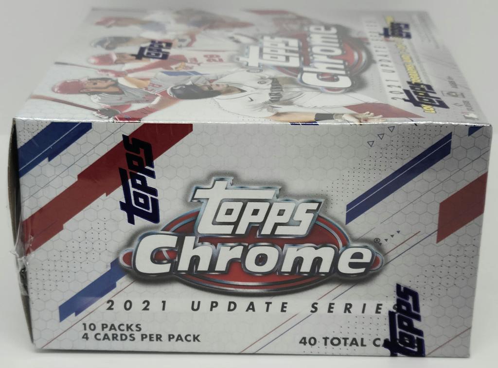 MLB 2021 Topps Chrome Update Baseball Mega Box Topps Chrome Update Baseball Mega Box Карточка Главной лиги бейсбола