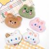 Cute Animal Keychains Plush Rabbit Frog Cat Doll Keychains For Car Keys Accessories Kawaii Small Bear Plush Keychain On Backpack