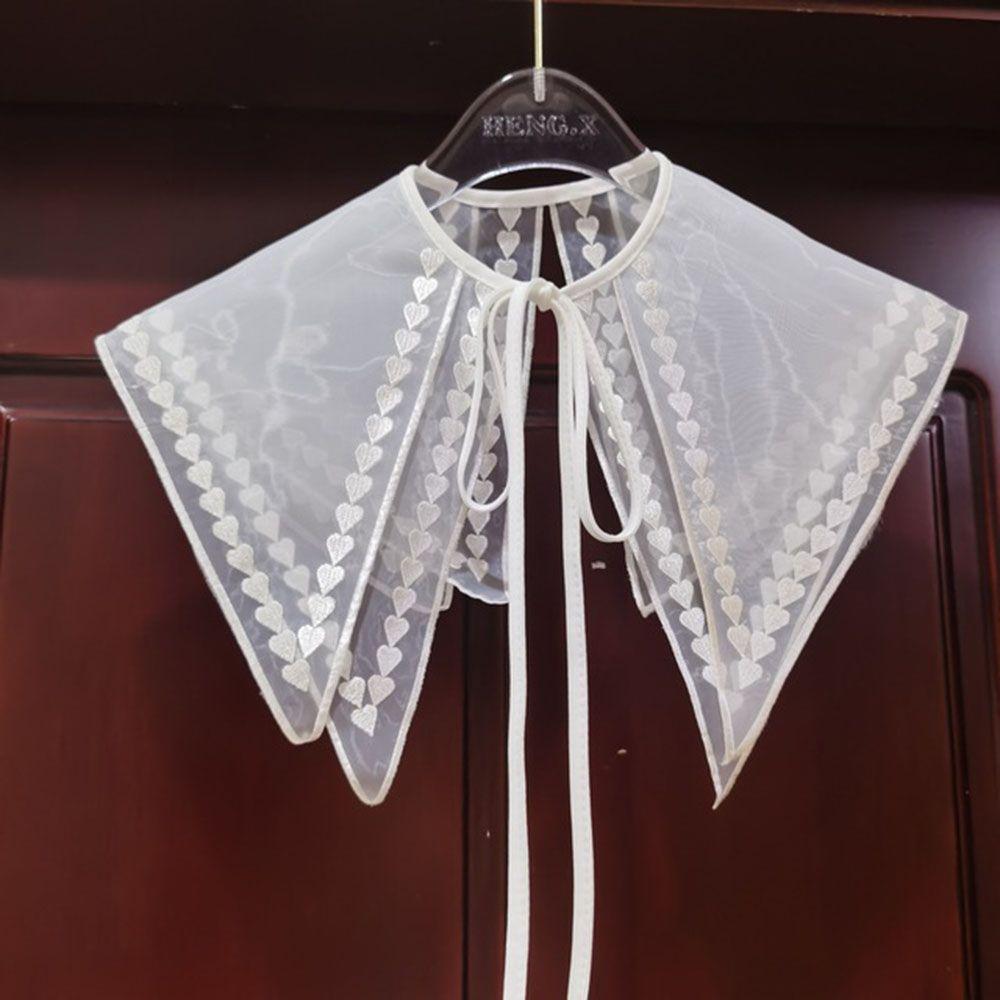 Sunscreen Shirt False Collar Detachable Doll Fake Collar Women Shawl Mini Cape Fake Collar