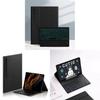 Для Galaxy Tab S8 Ultra Кожаный чехол-клавиатура с сенсорной подсветкой Bluetooth для защиты планшета