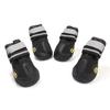 Dogs Shoes Waterproof Slip Resistant Reflective Dog Boots with Rubber Sole for Outdoor Black