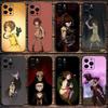 Чехол для телефона Fran B-Bow для Apple iPhone 15,14,13,12,11,Pro,X,XS,Max,XR,Plus,Mini Мягкая черная крышка