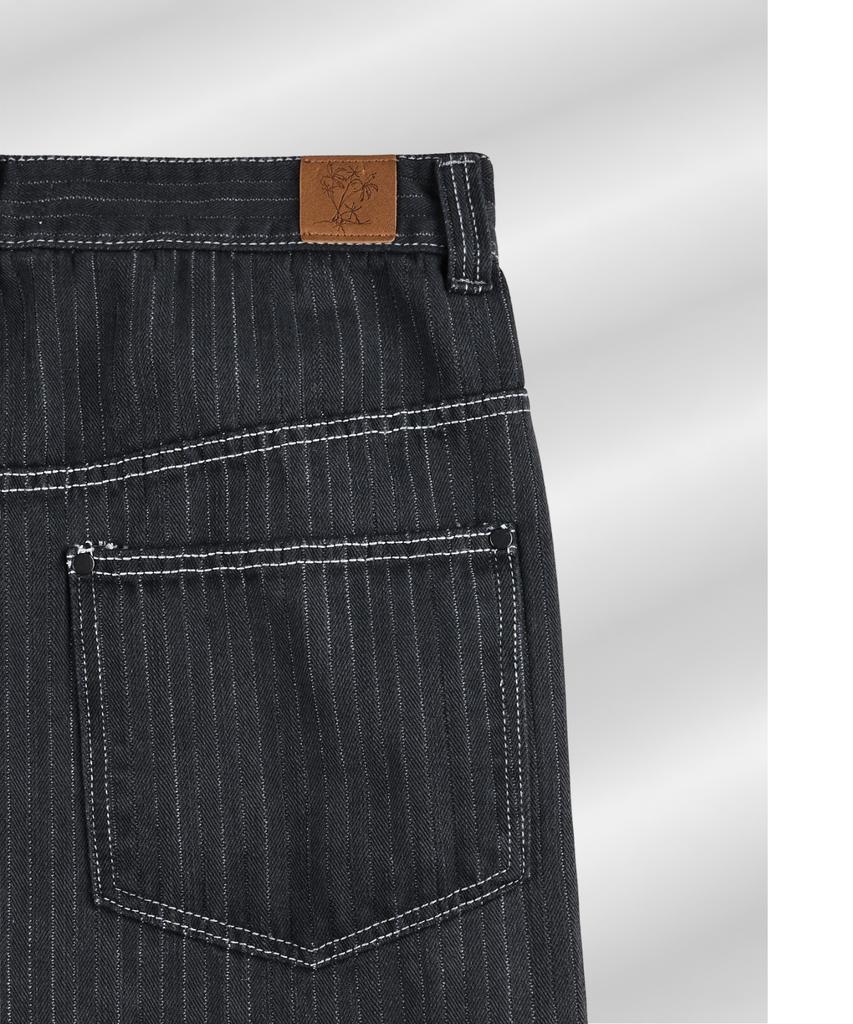 PARADIGMFILM [Ep.01] Dyed Herringbone Double Knee Pants (Charcoal)