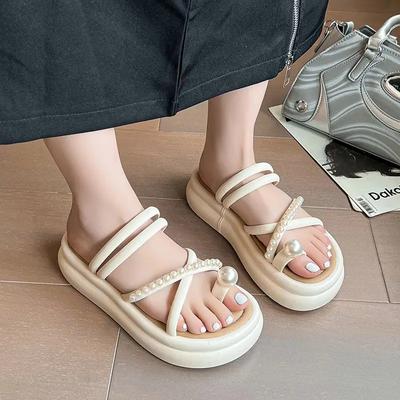 Модная женская обувь Распродажа Летние уличные сандалии на платформе для женщин Тренд 2025 Роскошная обувь Дешевая ликвидация Повседневные дизайнерские сандалии