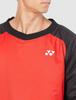 Рубашка с длинным рукавом, цвет закат красный, размер S [YONEX], V-образный вырез (Подходящий стиль), (496)
