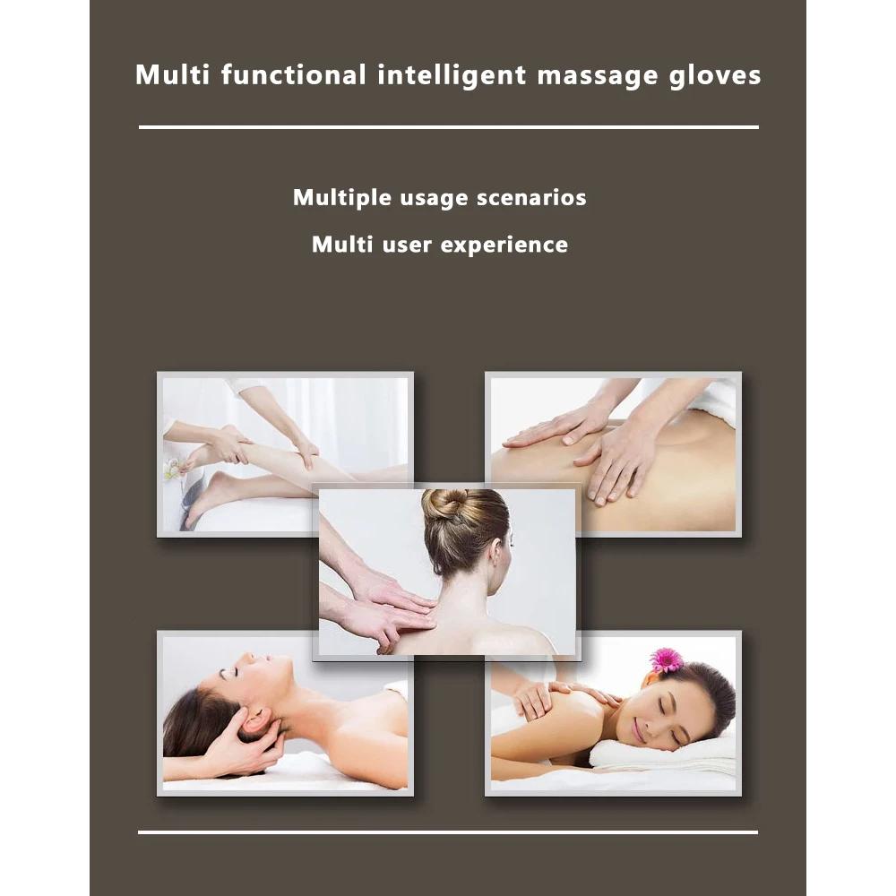 Одна пара перчаток для электрического массажа EMS, электроакупунктурная стимуляция, перчатки для токопроводящей терапии, косметический уход за руками