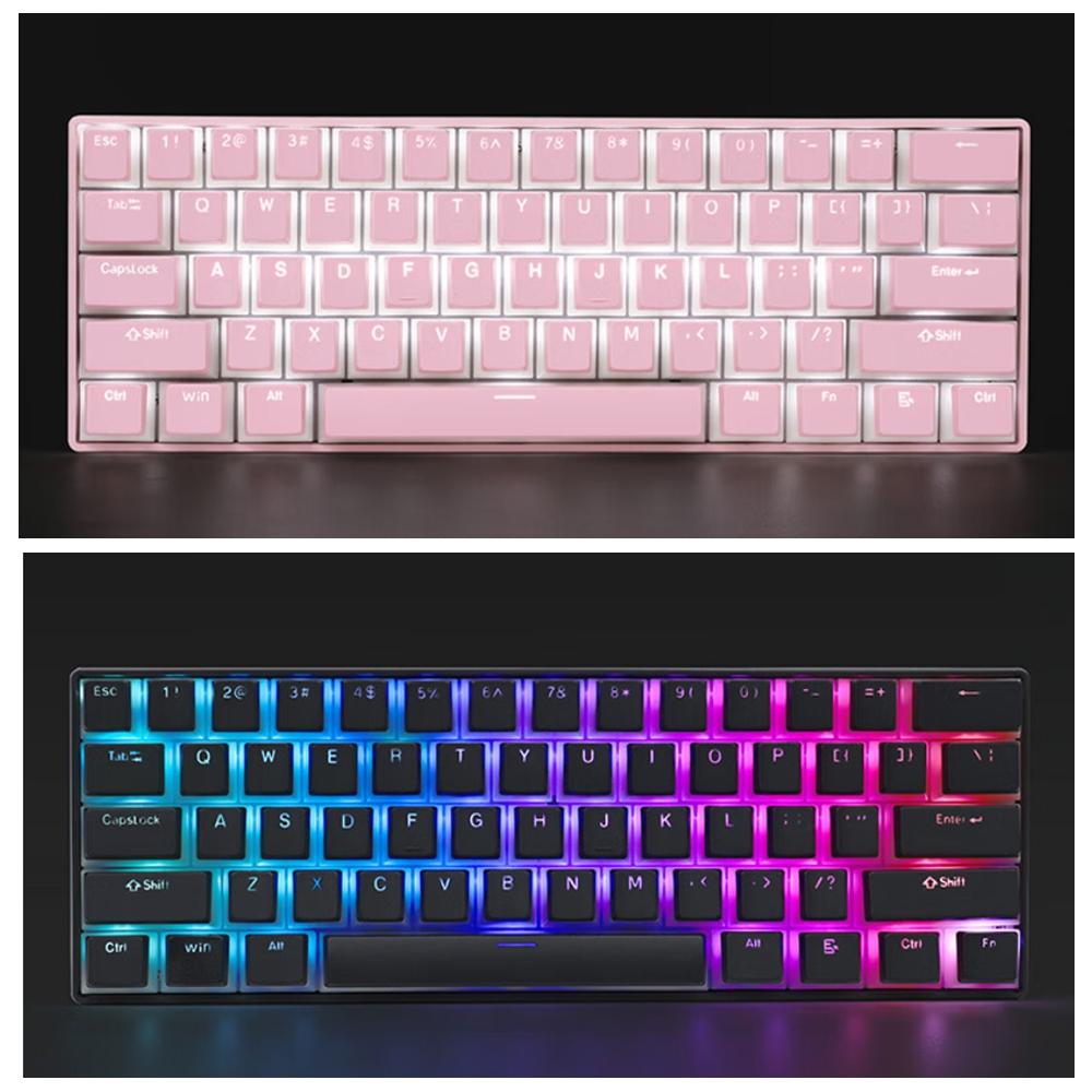 Xiaomi Newest 129Keys Pudding Keycap OEM ABS Set Key Cap Ergonomic Cute Key Cap Backlit for Mx Profile Mechanical Keyboard Kit Keycaps