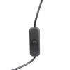 2-жильный USB-шнур питания с оголенными проводами 22AWG, луженый наконечник, с переключателями, поддержка 5 В/1 А, кабель питания, пластиковая текстура, для ремонта
