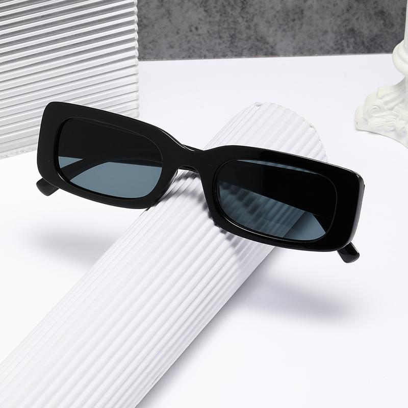 New Fashion Square Sunglasses Men Rectangle Sun Glasses Male Retro Black Lens Driving Fishing Uv400
