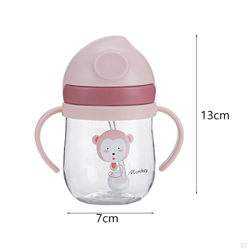 Детская чашка-непроливайка, силиконовая тренировочная чашка 250 мл. Легко чистящаяся детская герметичная бутылка для воды с крышкой.