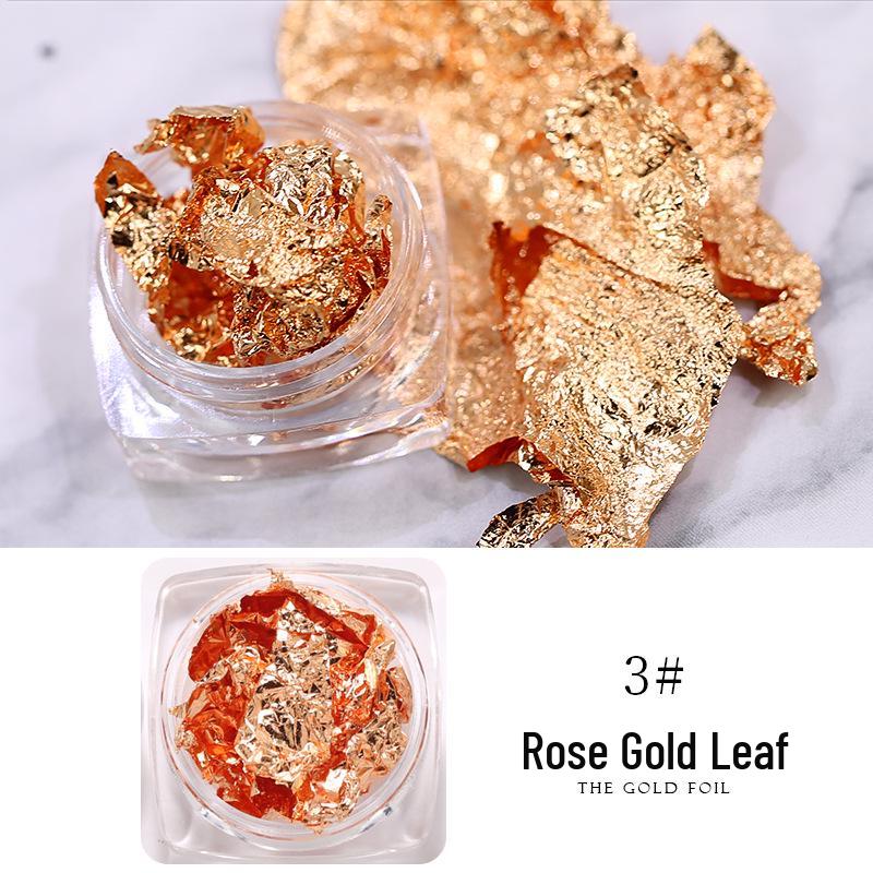 Японская золотая и серебряная фольга для нейл-арта: Самодельные гелевые патчи для фототерапии и дизайна ювелирных изделий