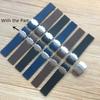 22*20mm Black Brown Blue Waterproof Silicone Rubber Replacement Wrist Watchband Strap Belt For Ulysse Nardin DIVER Bracelet