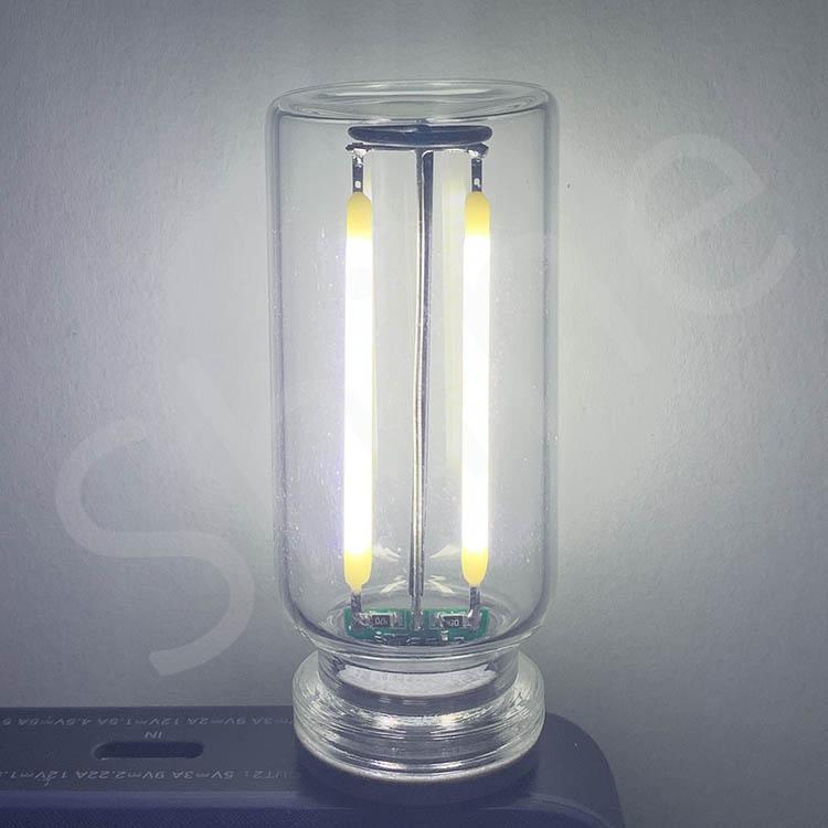 2 шт. Ретро USB DC5V светодиодные бусины сенсорный затемняющий источник света 0,3 Вт светодиодный мобильный интерфейс питания свет мини ночник аксессуары