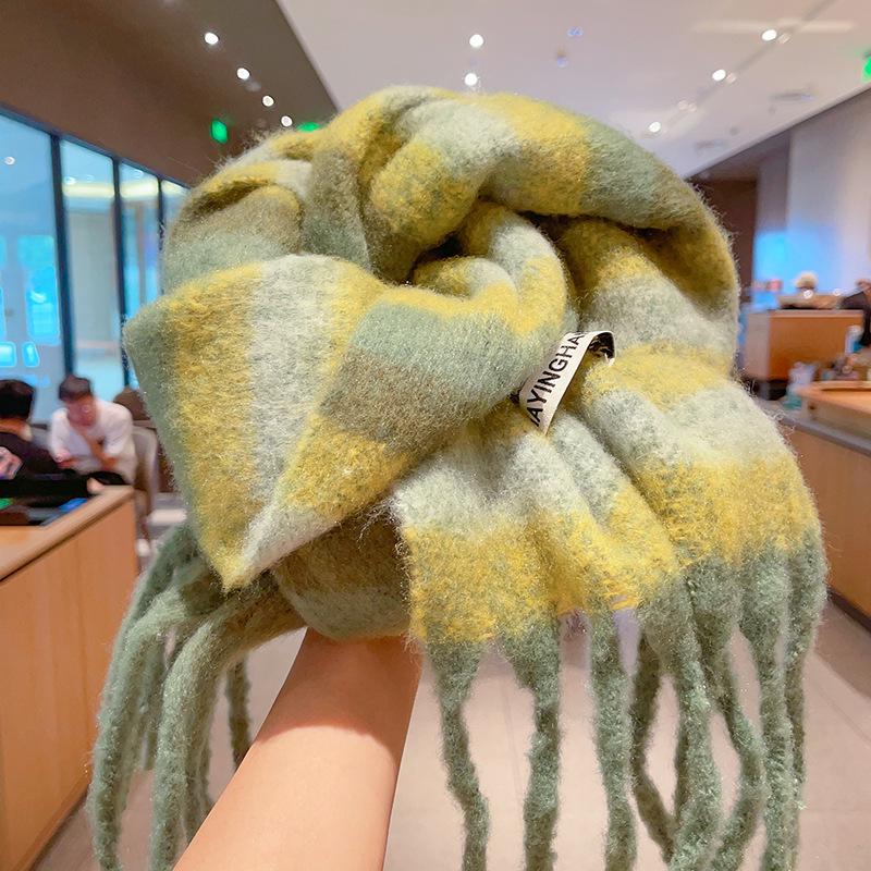 Новый детский модный шарф для девочек, чтобы согреться и универсальный для младенцев. Мягкий и утолщенный теплый шарф для детей