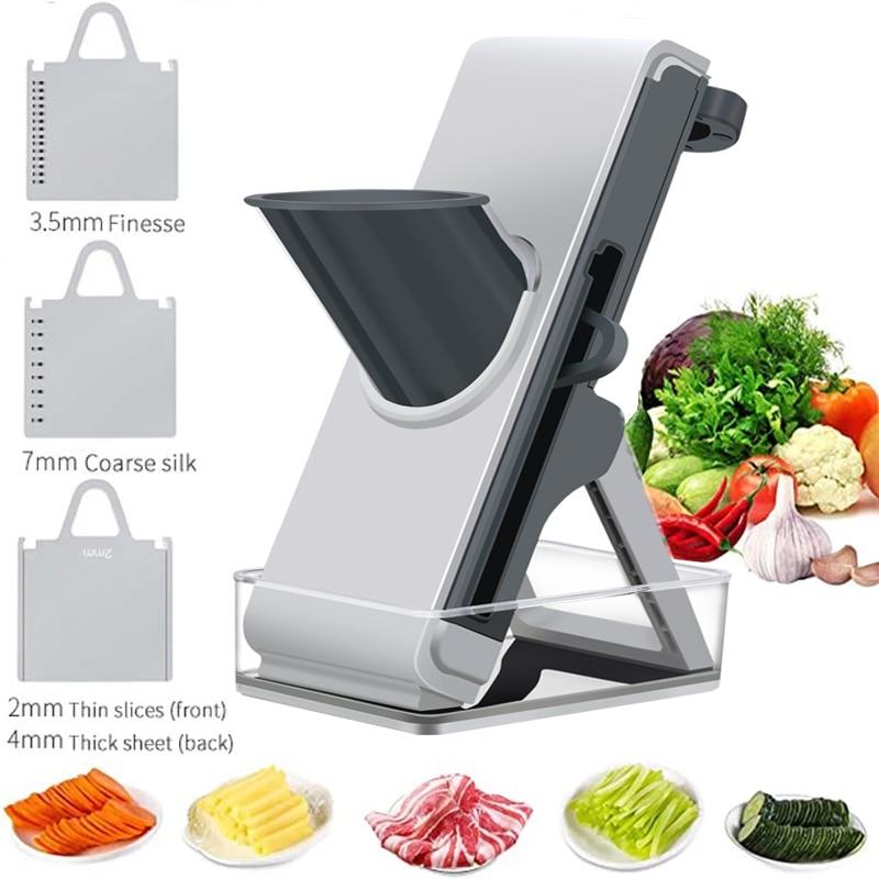 Multifunctional Vegetable Cutter Household Manual Meat Cutter Radish Potato Grater Lemon Slicer