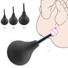 Enema Rectal Shower Cleaning System Silicone Gel Black Ball For Anal Anus Colon Enema Anal Cleaning Anal Plug Adult Products