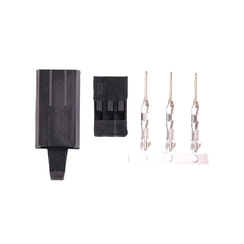 10 Pair Servo Plug Female/Male Extension Connector Receiver Plug Signal Transmission Lock and Pin Set For Futaba JR