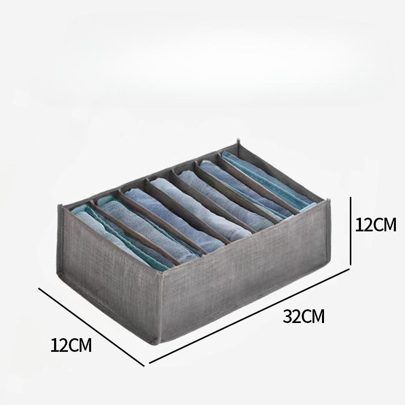 Jeans Storage Box,Clothes Pants Storage God Storage Basket,Underwear Sundry Storage Drawer,Compartmentalized Organizer