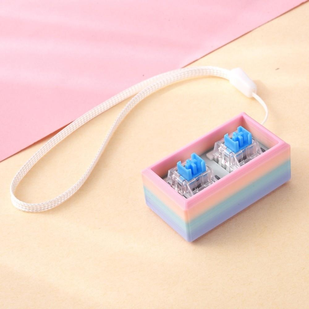 Rainbow Gradient Mechanical Keyboard Switch Tester Blue Mechanical Switches Keyboard Accessories